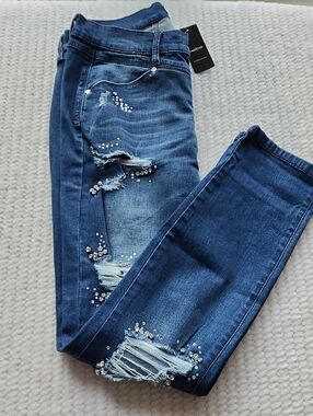 Bebe Dark Blue Soft Jeans Brand New